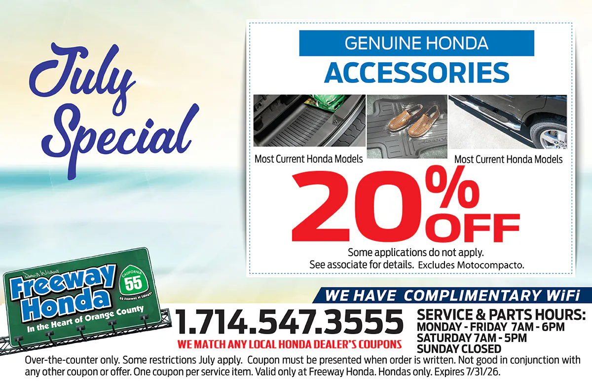 Genuine Honda Accessories | Freeway Honda
