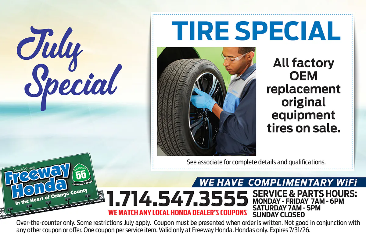 Tire Special | Freeway Honda