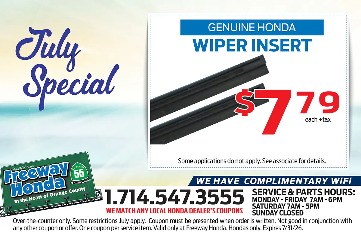 Genuine Honda Wiper Insert | Freeway Honda