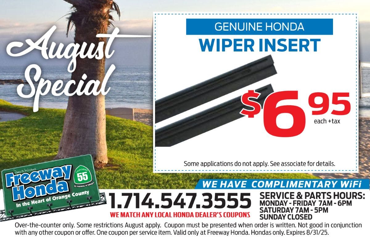 Wiper Insert | Freeway Honda