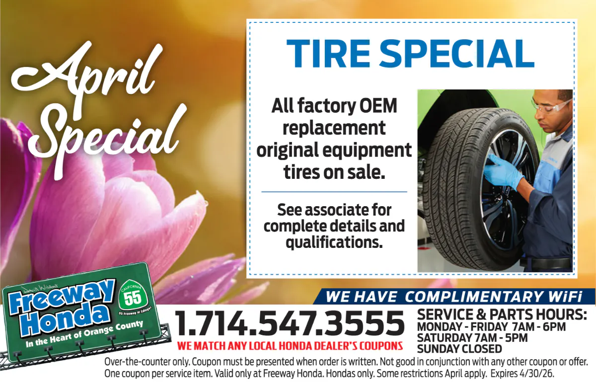 Tire Special | Freeway Honda