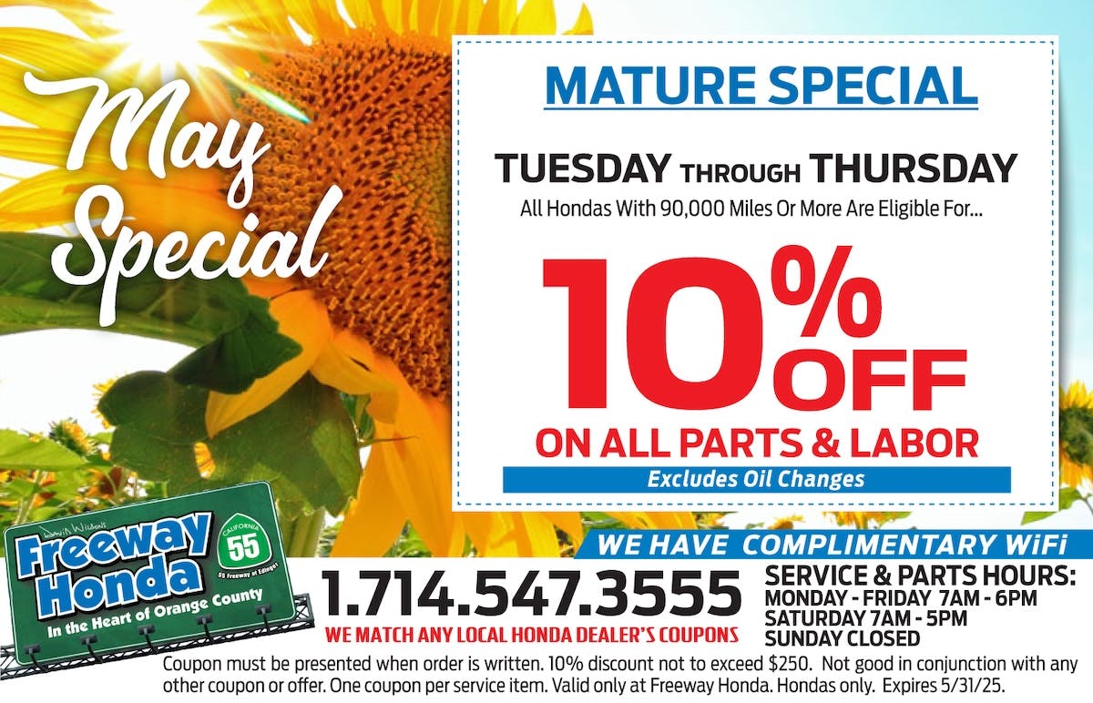 Mature Special | Freeway Honda