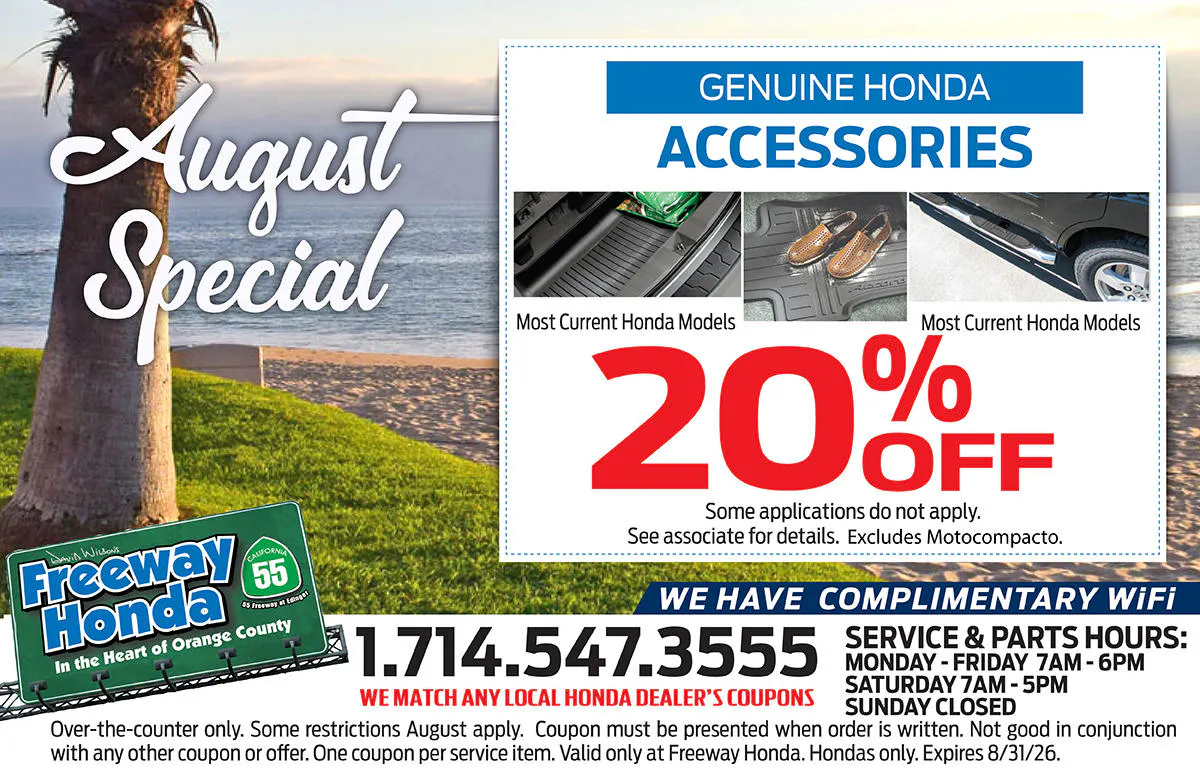 Genuine Honda Accessories | Freeway Honda
