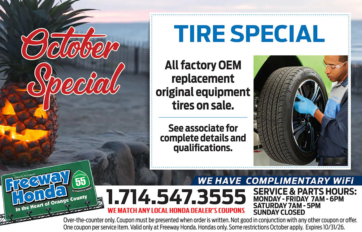 Tire Special | Freeway Honda