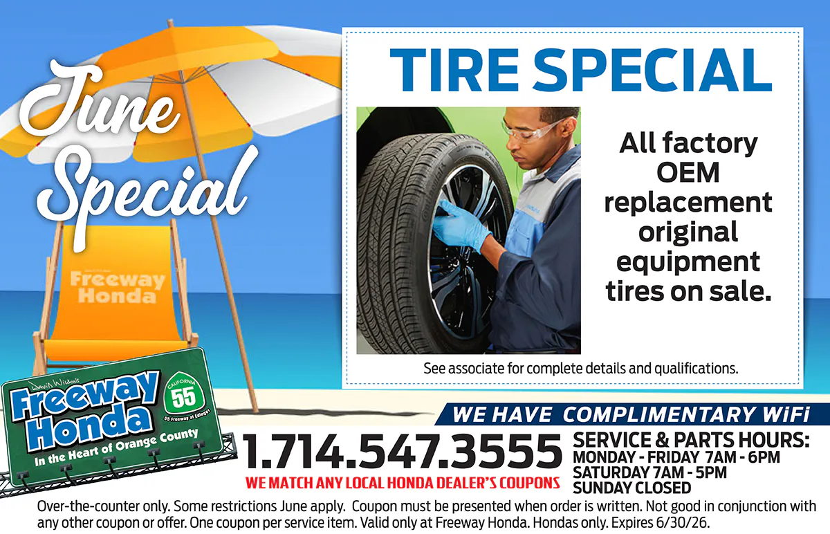 Tire Special | Freeway Honda