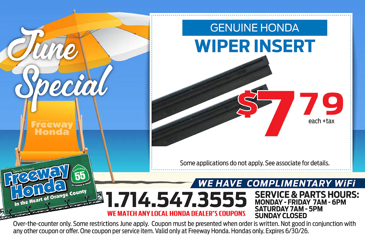 Genuine Honda Wiper Insert | Freeway Honda