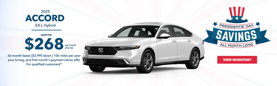 2025 Accord EX-L Hybrid | Freeway Honda