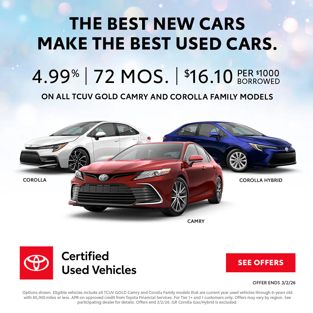 April 2026 GNY UNY CT TCUV Cars