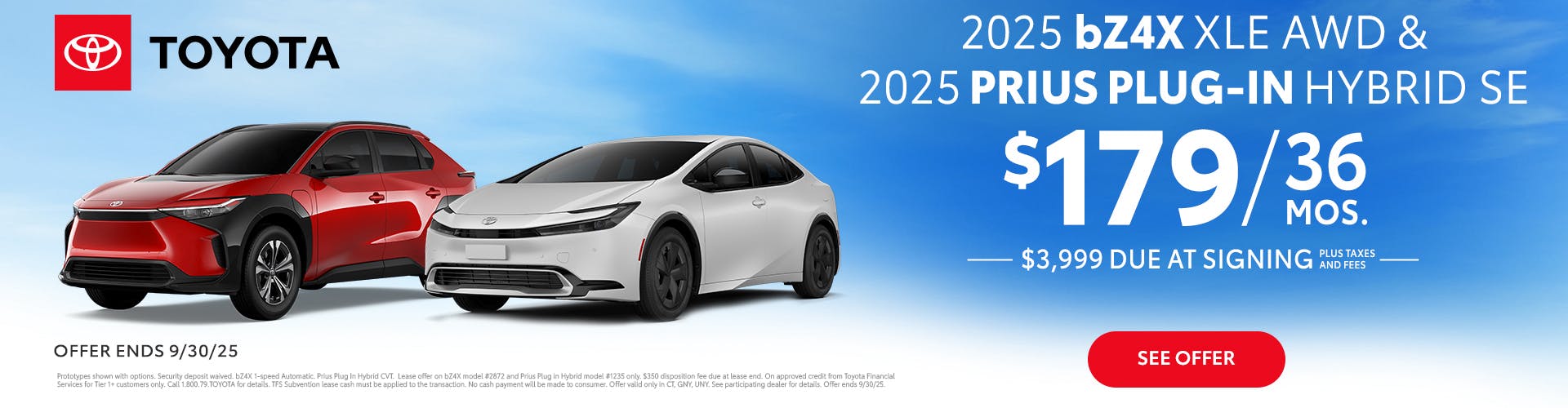 September 2025 GNYUNYCT bZ4X Prius