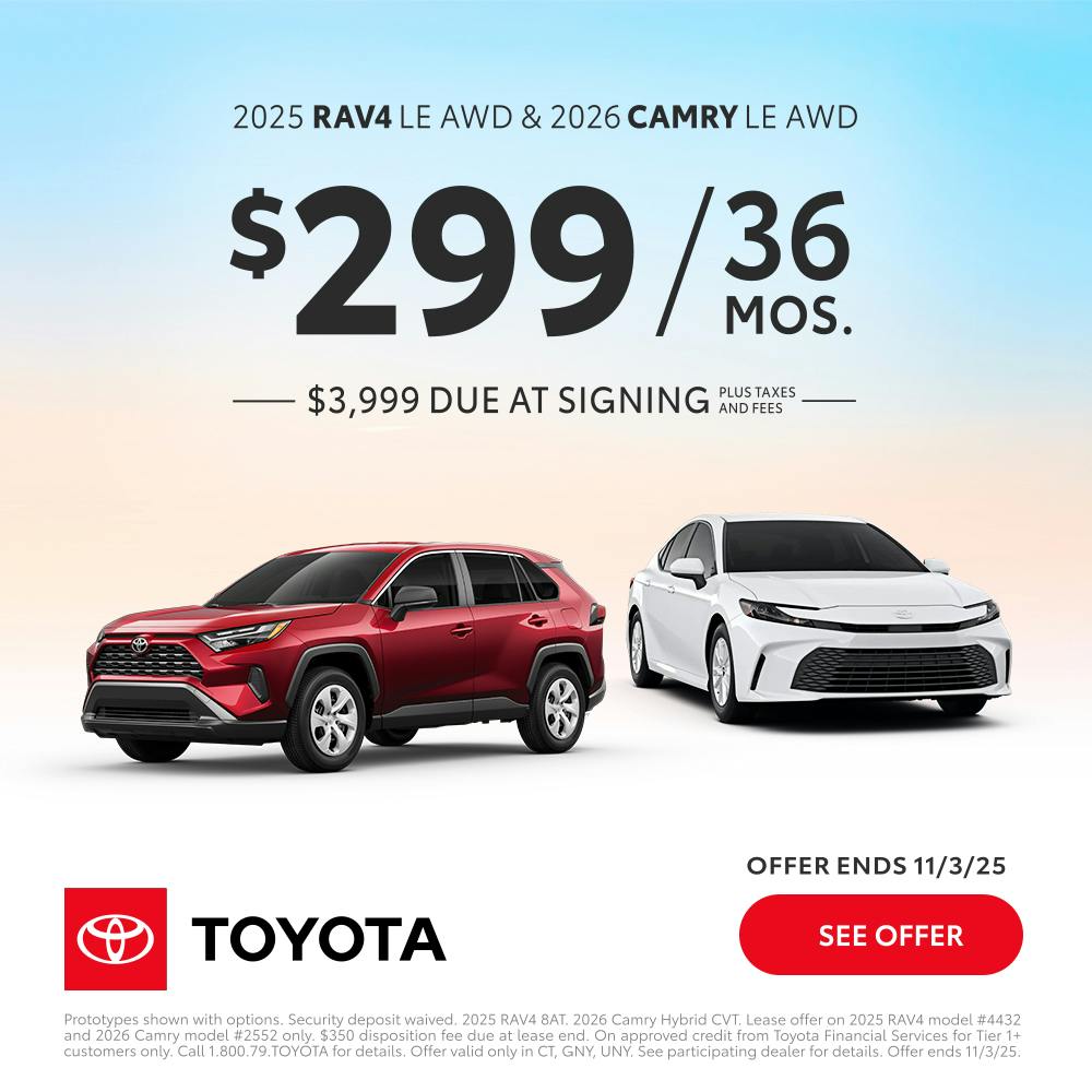 October 2025 GNYUNYCT RAV4 and Camry
