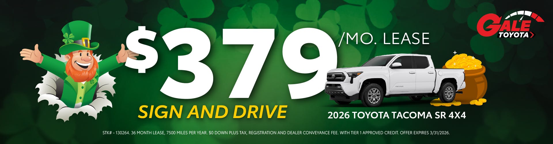 2026 TOYOTA TACOMA SR 4X4