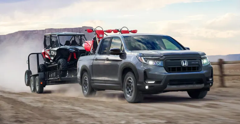 Honda Ridgeline Towing ATV