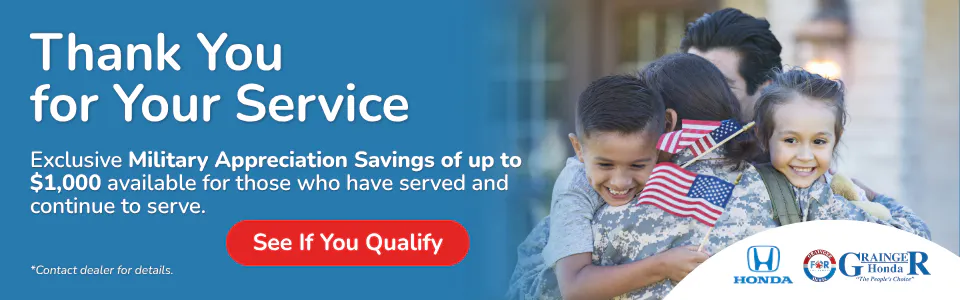 Military rebate | Grainger Honda