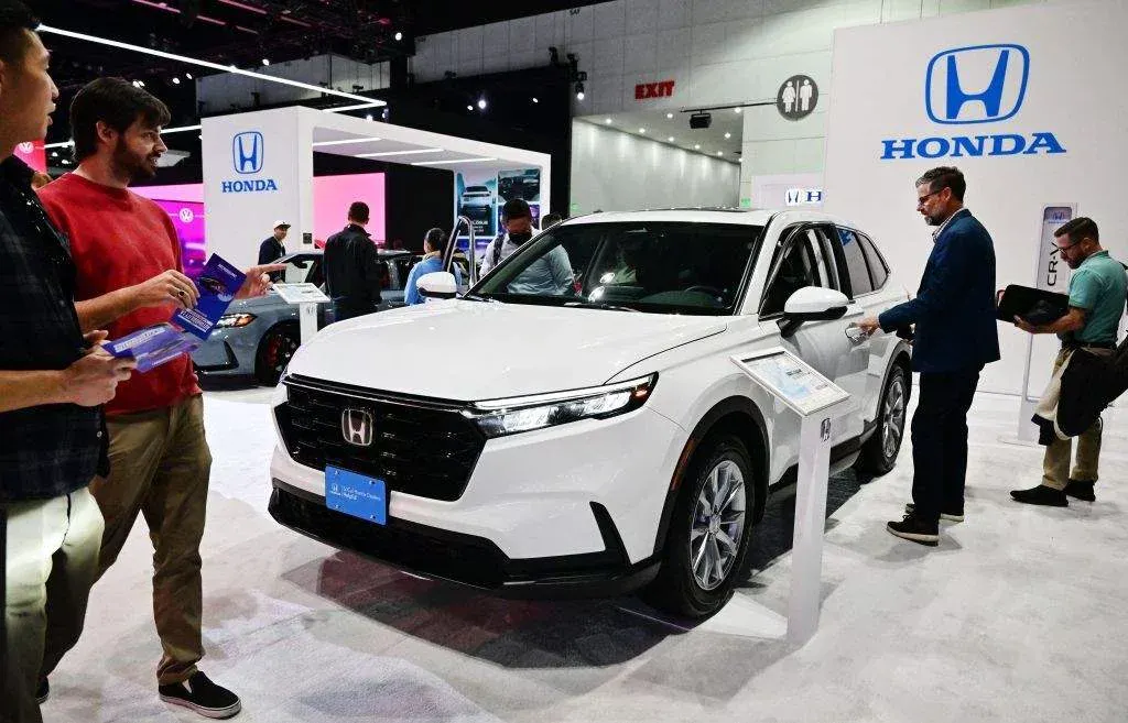 Front view of a Honda SUV