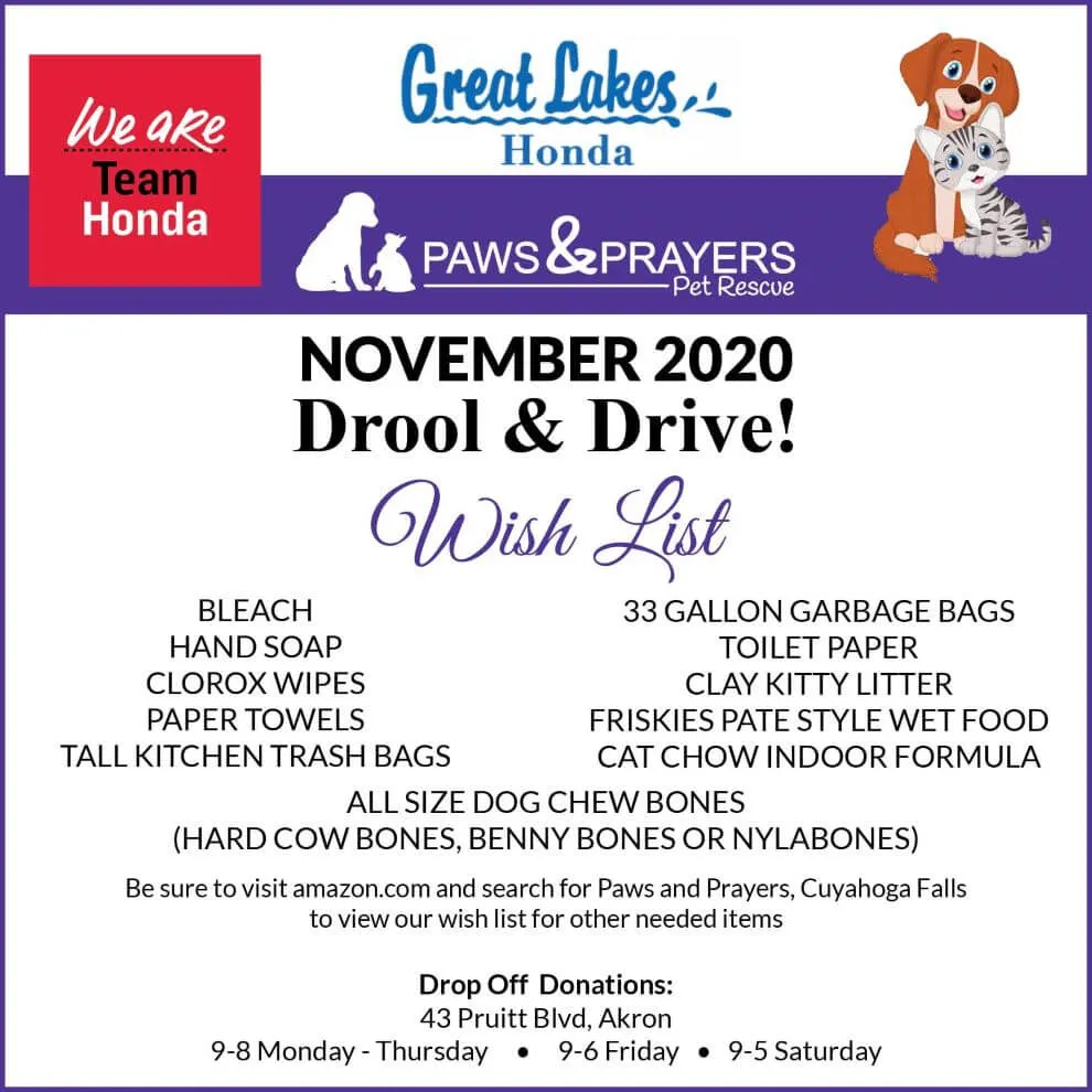 Paws And Prayers Wishlist