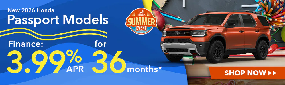 New 2026 Honda Passport Models | Shottenkirk Honda Cartersville