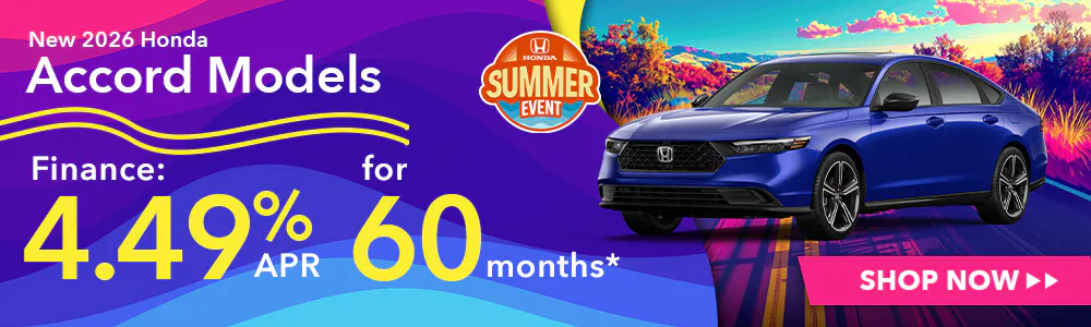 New 2026 Honda Accord Models | Shottenkirk Honda Cartersville