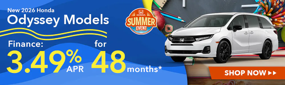 New 2026 Honda Odyssey Models | Shottenkirk Honda Cartersville