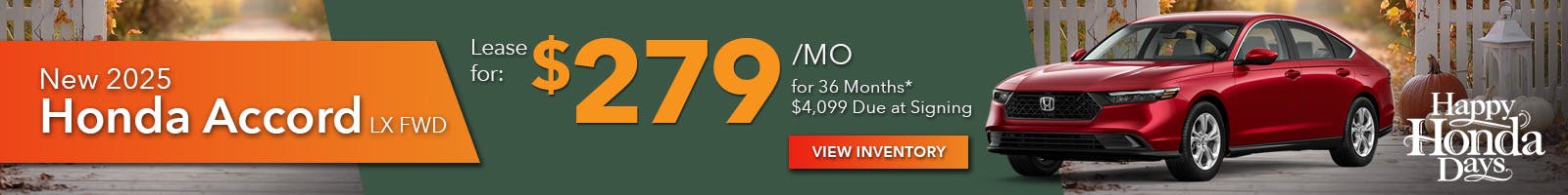 New 2025 Honda Accord LX FWD