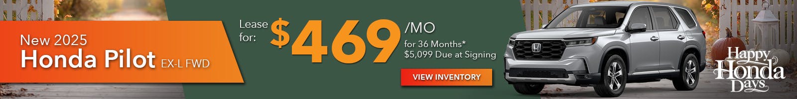 New 2025 Honda Pilot EX-L FWD