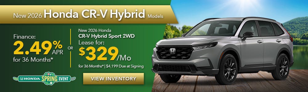 New 2026 Honda CR-V Hybrid Models OR New 2026 Honda CR-V Hybrid Sport 2WD | Shottenkirk Honda Cartersville