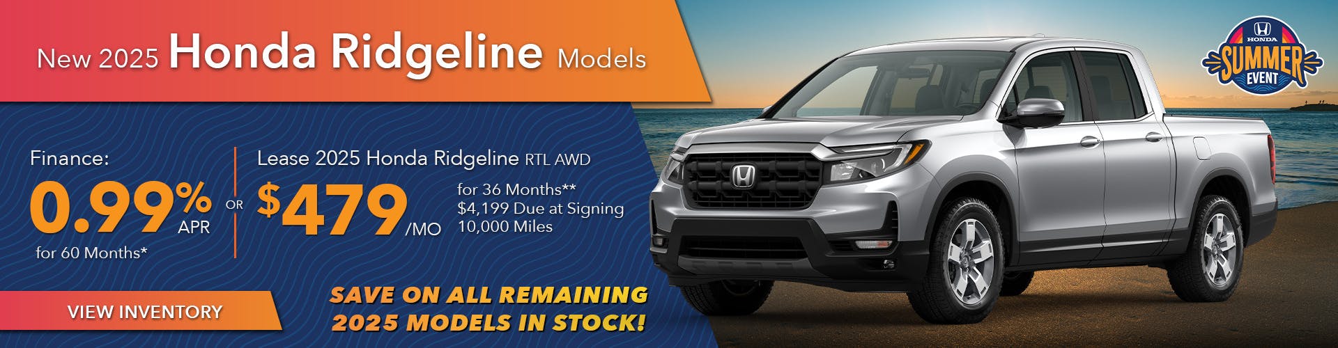 DA_July_New 2025 Ridgeline Models