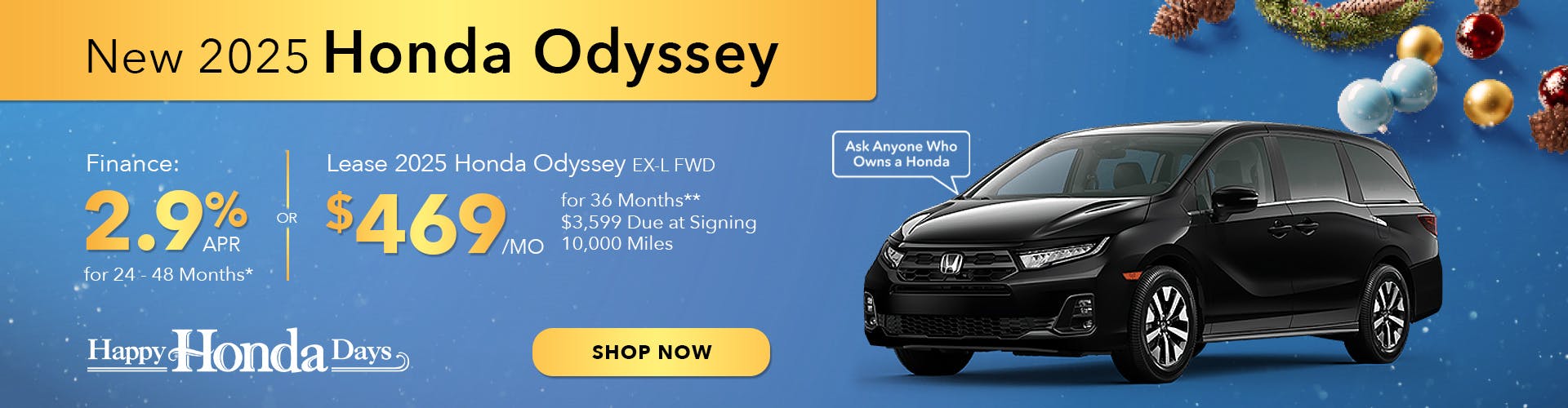 DA_DEC_New 2025 Honda Odyssey