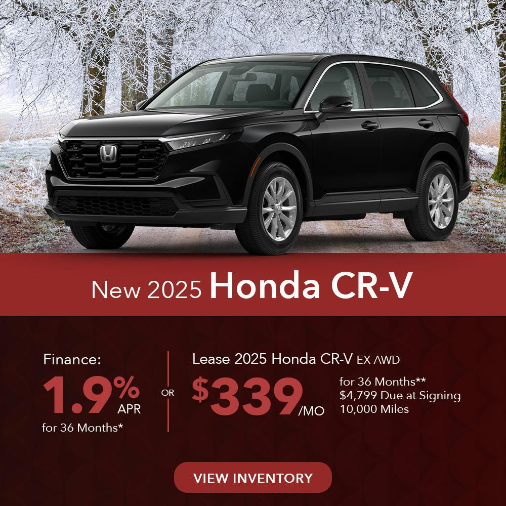 DA_FEB_New 2025 Honda CR-V OR Lease 2025 Honda CR-V EX AWD