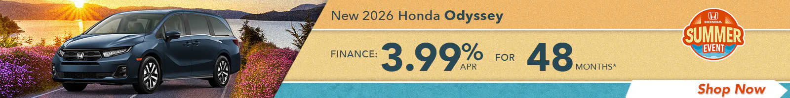 New 2026 Honda Odyssey