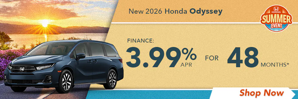 New 2026 Honda Odyssey | Shottenkirk Honda of Davis