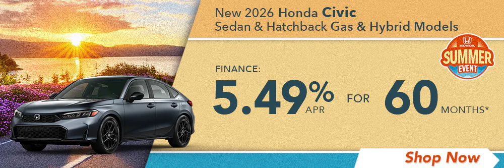New 2026 Honda Civic Sedan and Hatchback | Shottenkirk Honda of Davis