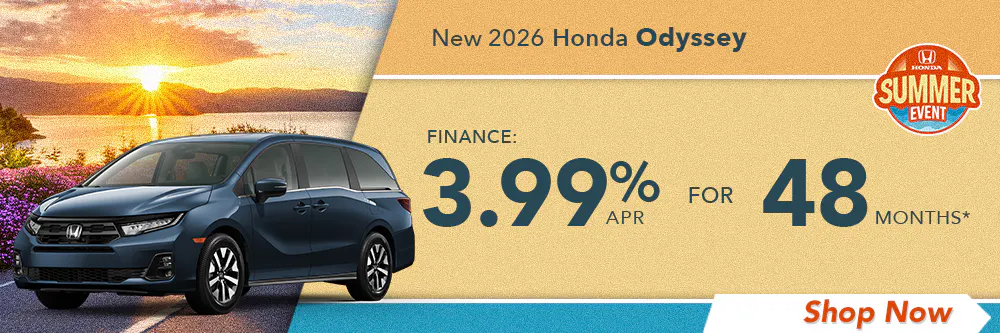 New 2026 Honda Odyssey | Shottenkirk Honda of Davis