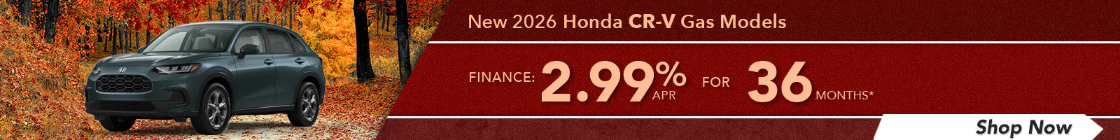 New 2026 Honda CR-V Gas Models