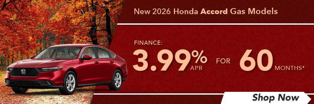 New 2026 Honda Accord Gas Models | Shottenkirk Honda of Davis