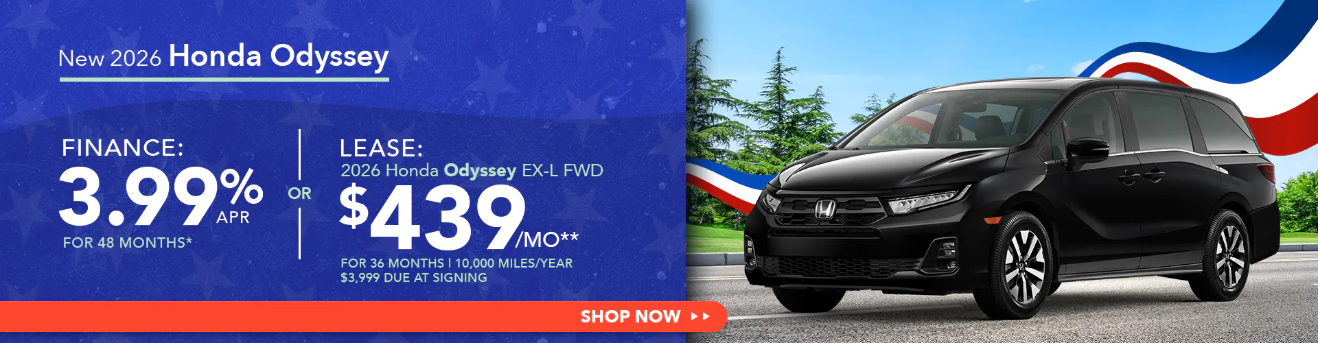 New 2026 Honda Odyssey OR 2026 Odyssey EX-L FWD