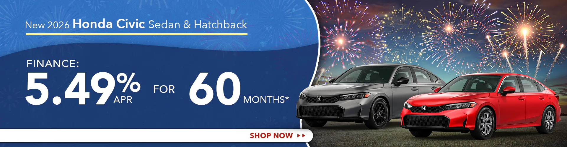 New 2026 Honda Civic Sedan and Hatchback