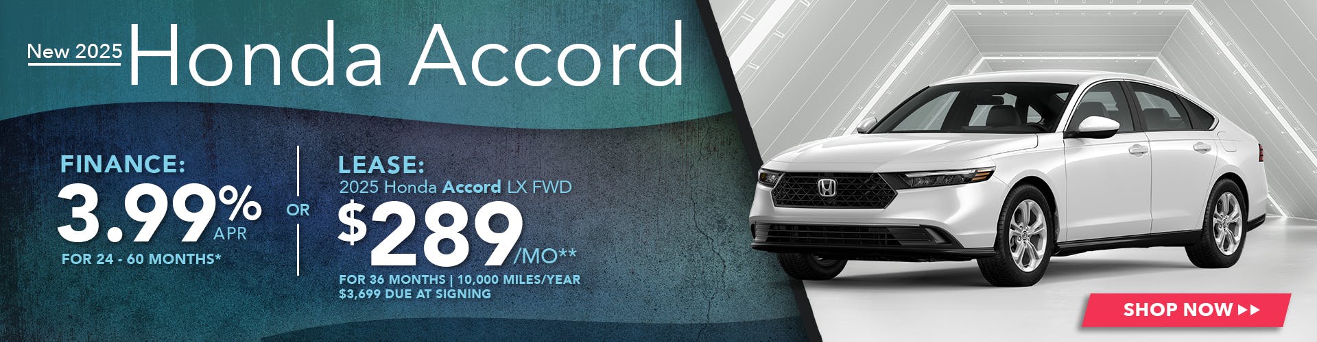 New 2025 Honda Accord – 3.99% APR