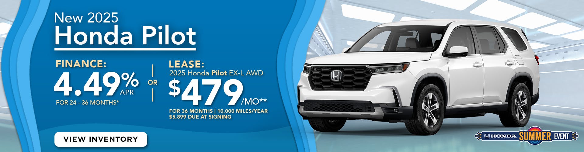 DA_Aug_New 2025 Honda Pilot EX-L AWD