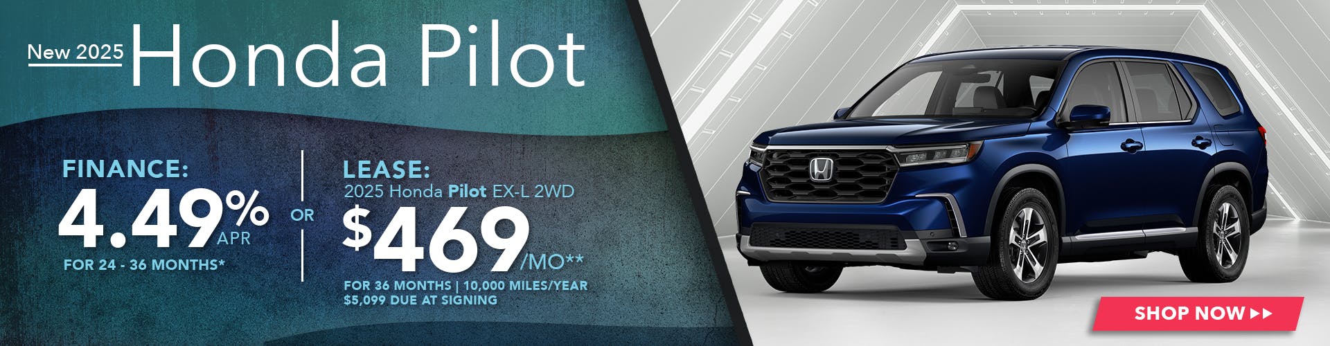 New 2025 Honda Pilot – 4.49% APR