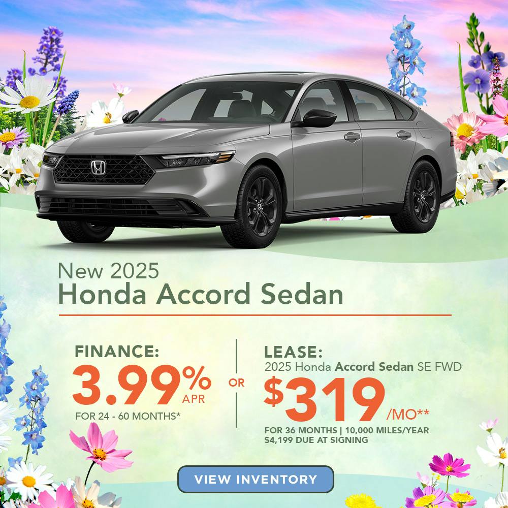 New 2025 Honda Accord Sedan 3.99 APR