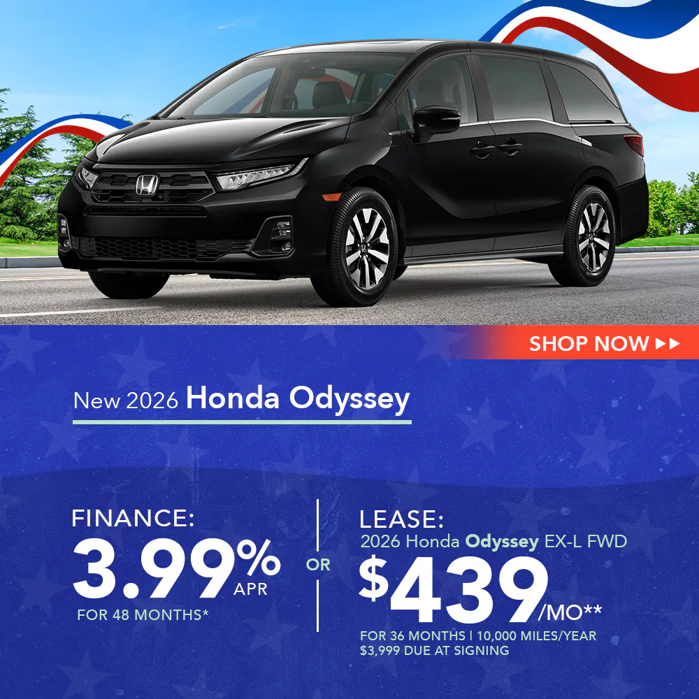 New 2026 Honda Odyssey OR 2026 Odyssey EX-L FWD