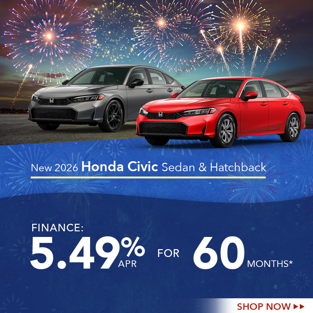 New 2026 Honda Civic Sedan and Hatchback