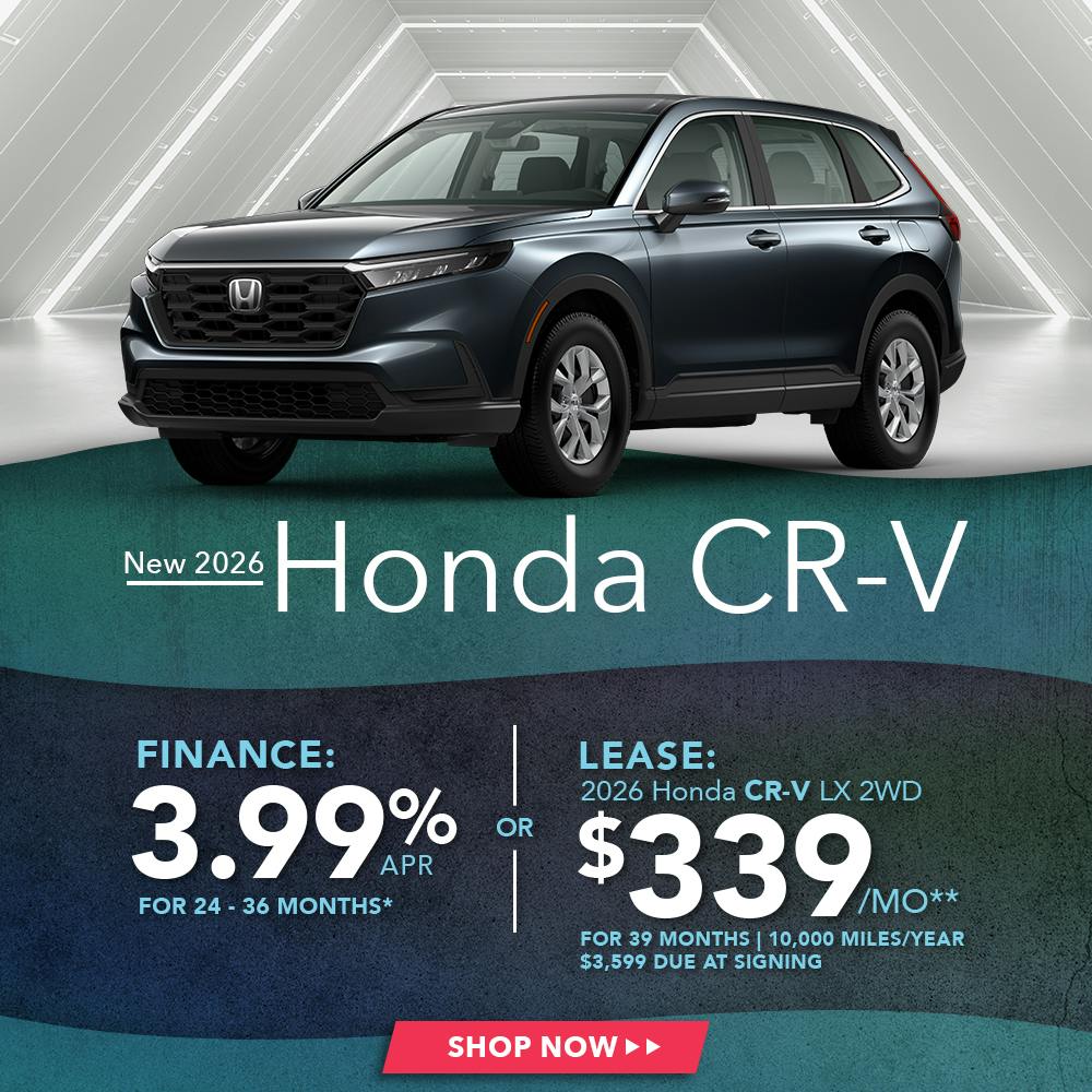 New 2026 Honda CR-V – 3.99% APR