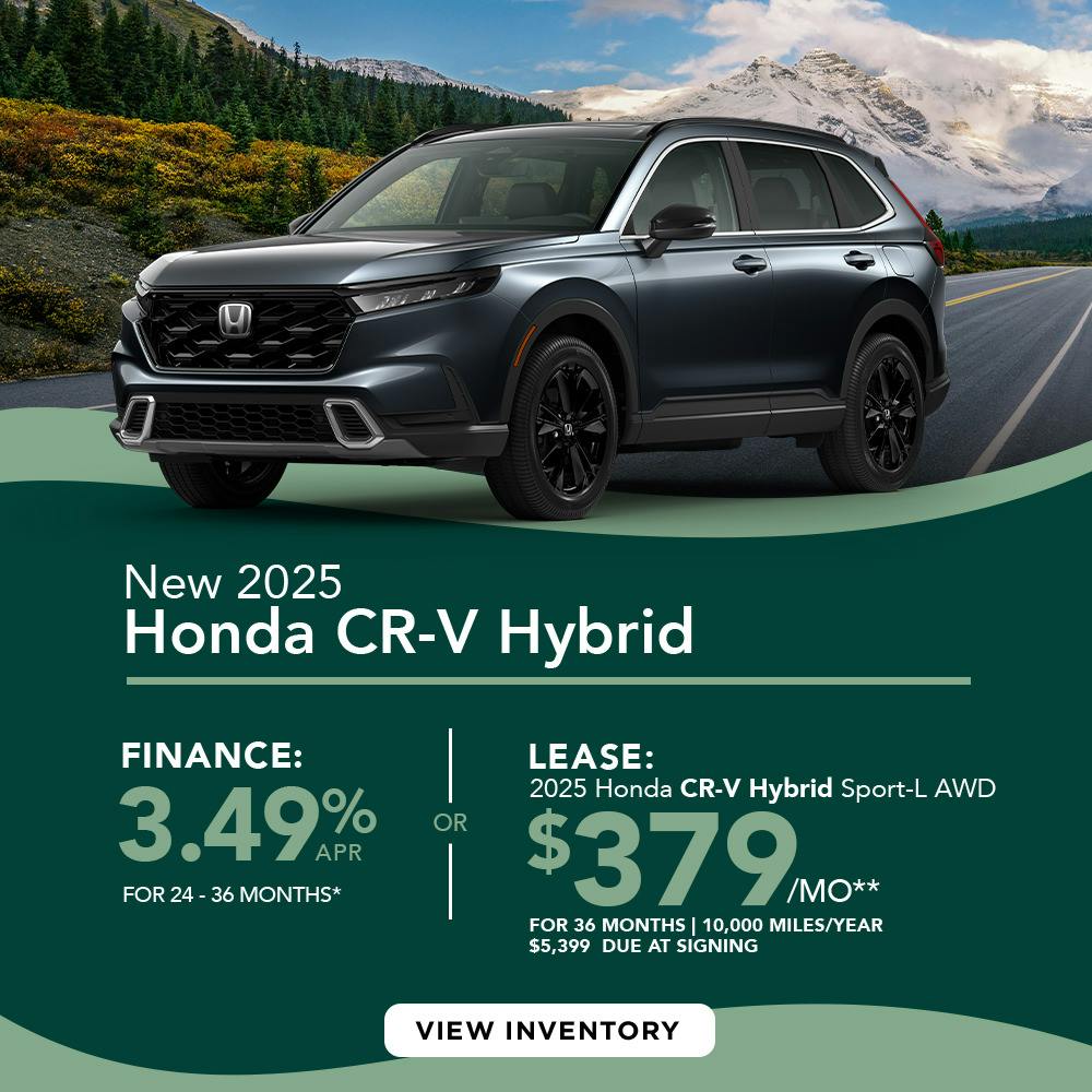 DA_Feb_New 2025 Honda CR-V Hybrid OR Lease 2025 Honda CR-V Hybrid Sport-L AWD