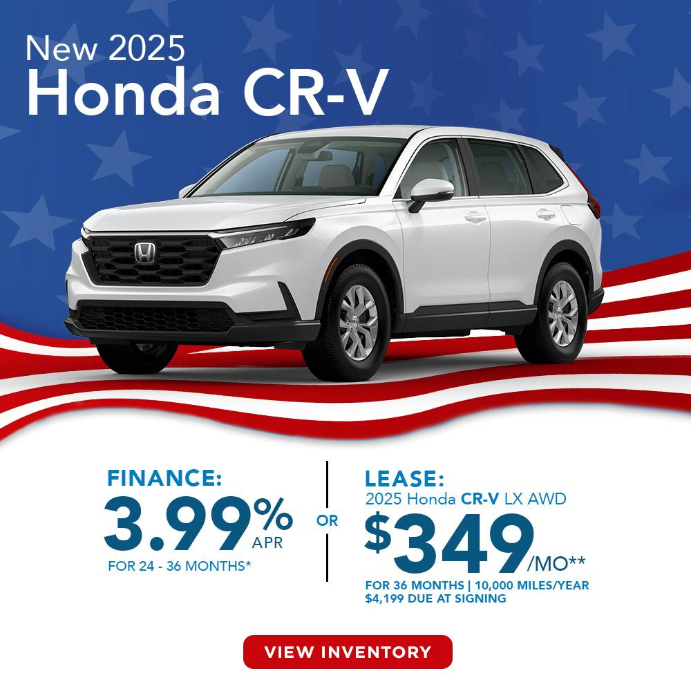 New 2025 Honda CR-V Lease For $349