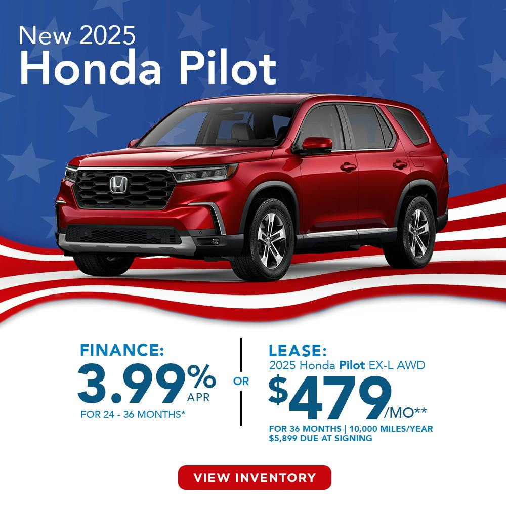New 2025 Honda Pilot – Lease for $479
