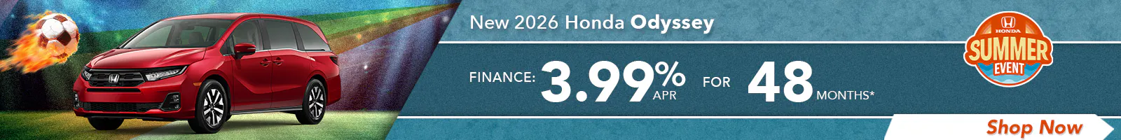 New 2026 Honda Odyssey