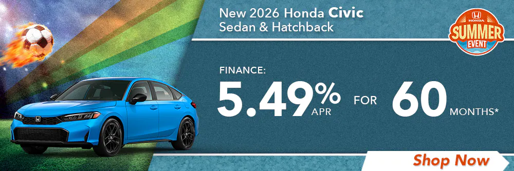 New 2026 Honda Civic Sedan and Hatchback | Shottenkirk Honda of Davis