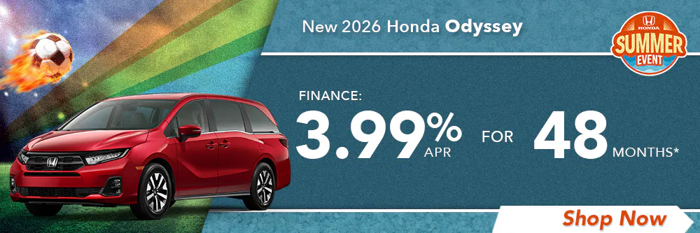 New 2026 Honda Odyssey | Shottenkirk Honda of Davis