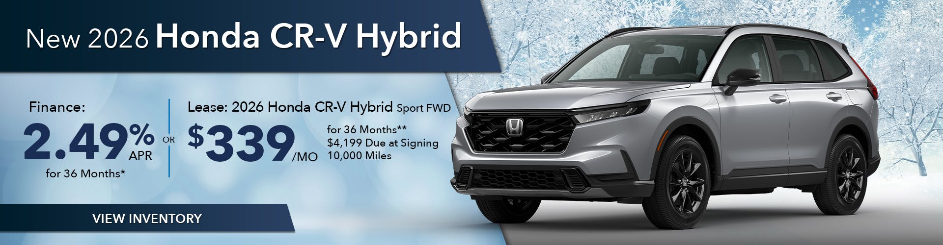 New 2026 Honda CR-V Hybrid